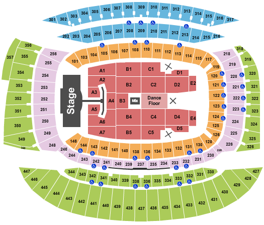 Soldier Field P!nk Seating Chart